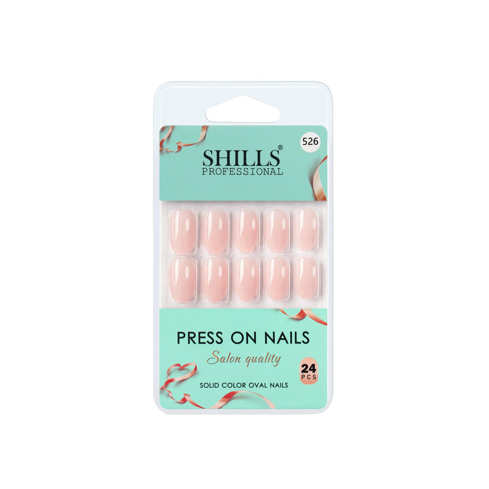 shills professional reusable press on nails oval spn526