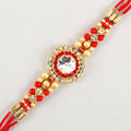 American Diamond Bling Rakhi And Kaju Katli Box - Distacart