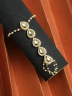 Kundan Hand Harness Set Of 2 - Ruby Raang - Distacart