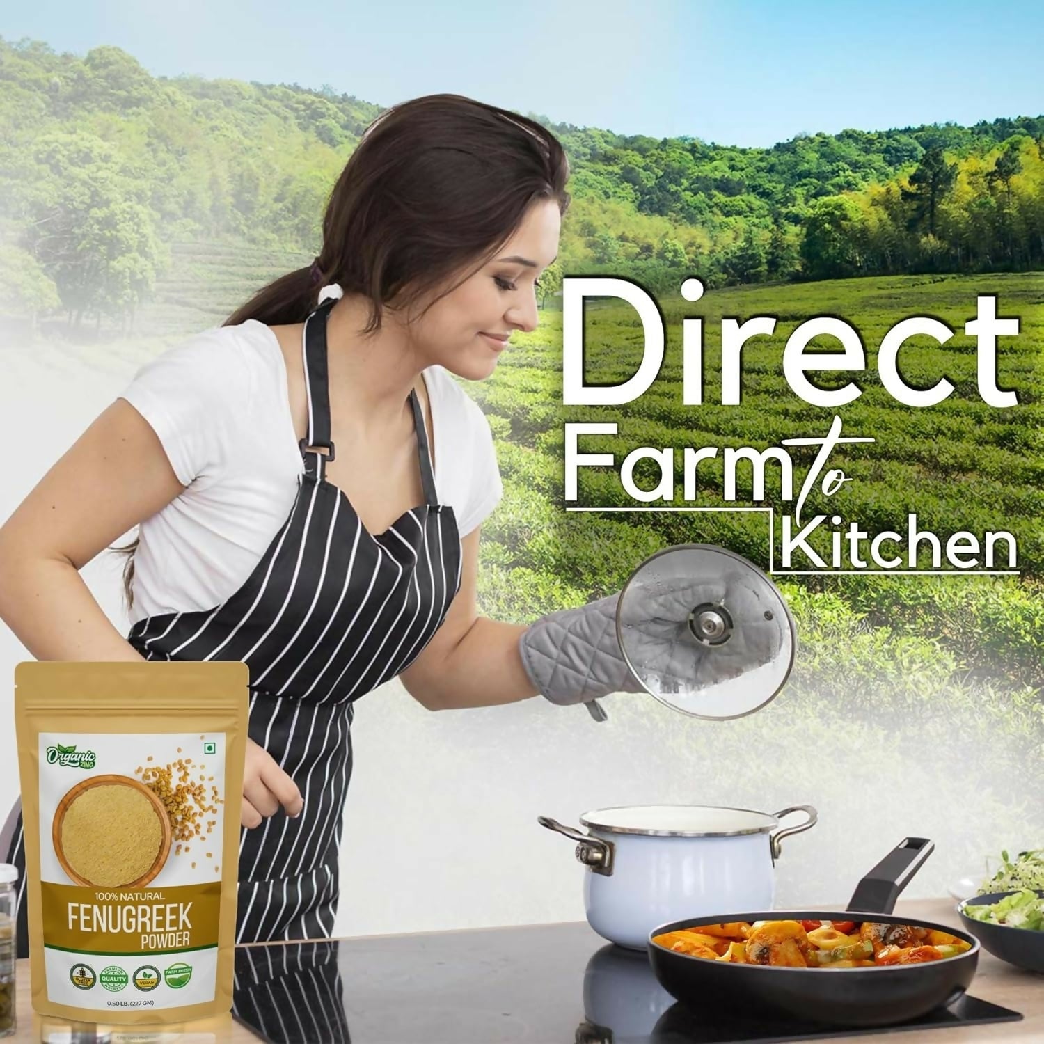 Organic Zing Fenugreek Powder - Distacart
