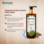 Medimade Wellness Hyaluronic Acid & Licorice Face Wash
