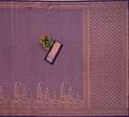 DEIANA'S Beautiful Designer Golden zari Soft Lichi Silk Saree - Purple
