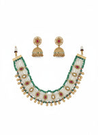 Jewel City Traditional Handcrafted Multi-Color Choker Necklace Set