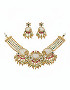 Jewel City Exquisite Handcrafted Gold-Plated Temple Jewelry Necklace Set, Inspired By Timeless South Indian Heritage
