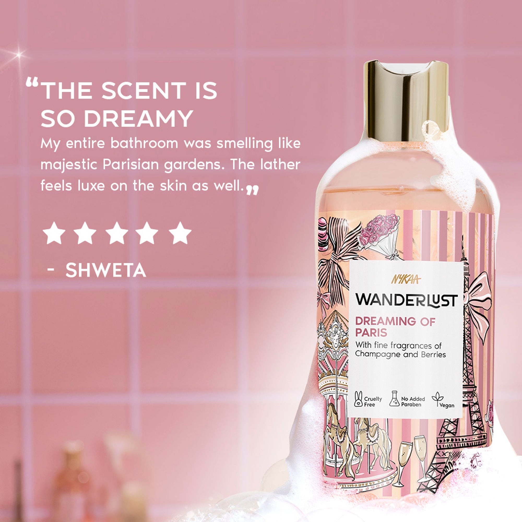 Wanderlust Shower Gels - Dreaming-Of-Paris