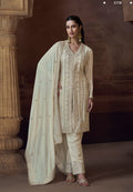 Anaita White Heavy Chinon Stitched Salwar Suit With Sequence Embroidery Work - Distacart