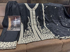 Anaita Black Heavy Chinon Stitched Salwar Suit With Sequence Embroidery Work - Distacart