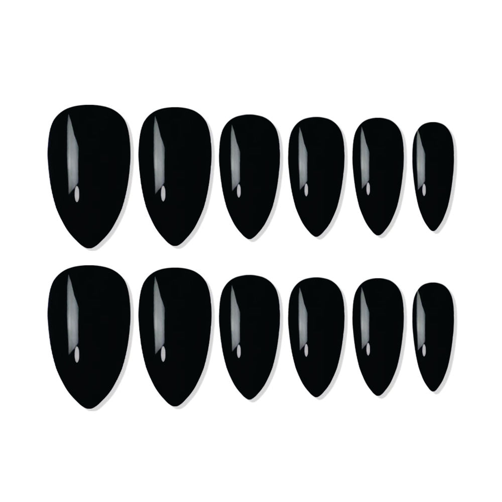 shills professional reusable press on nails almond spn612