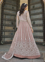 Monjolika Fashion Embroidered Dusty Net Reception Designer Salwar Suit - Distacart