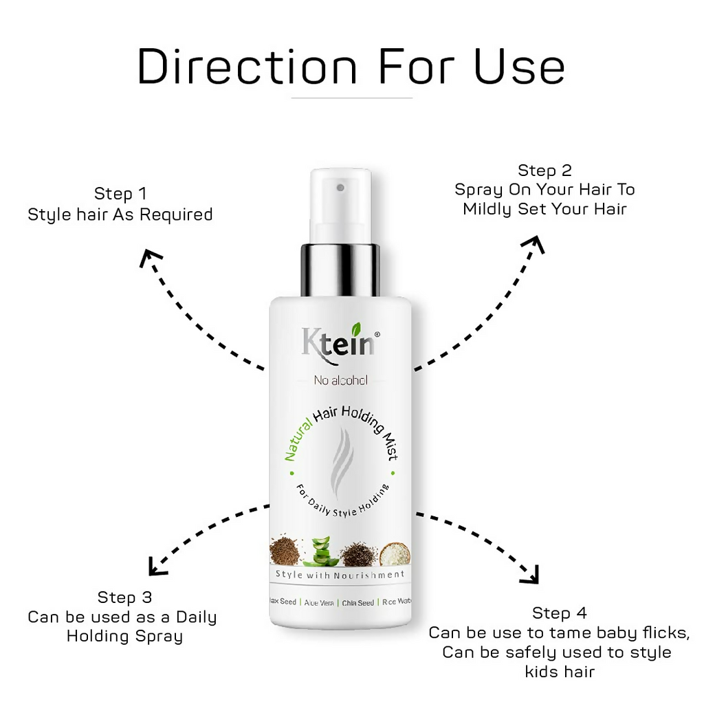 Ktein Natural Hair Holding Spray Without Alcohol