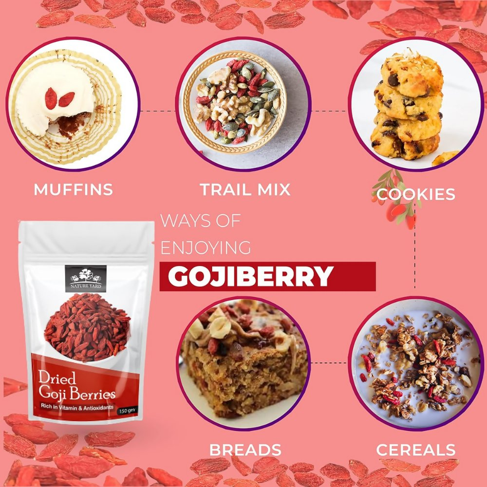 Nature Yard Organic Goji Berry Dry Fruit - Distacart