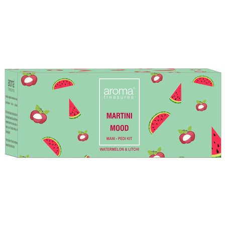 Aroma Treasures Martini Mood Mani-Pedi Kit With Watermelon And Litchi