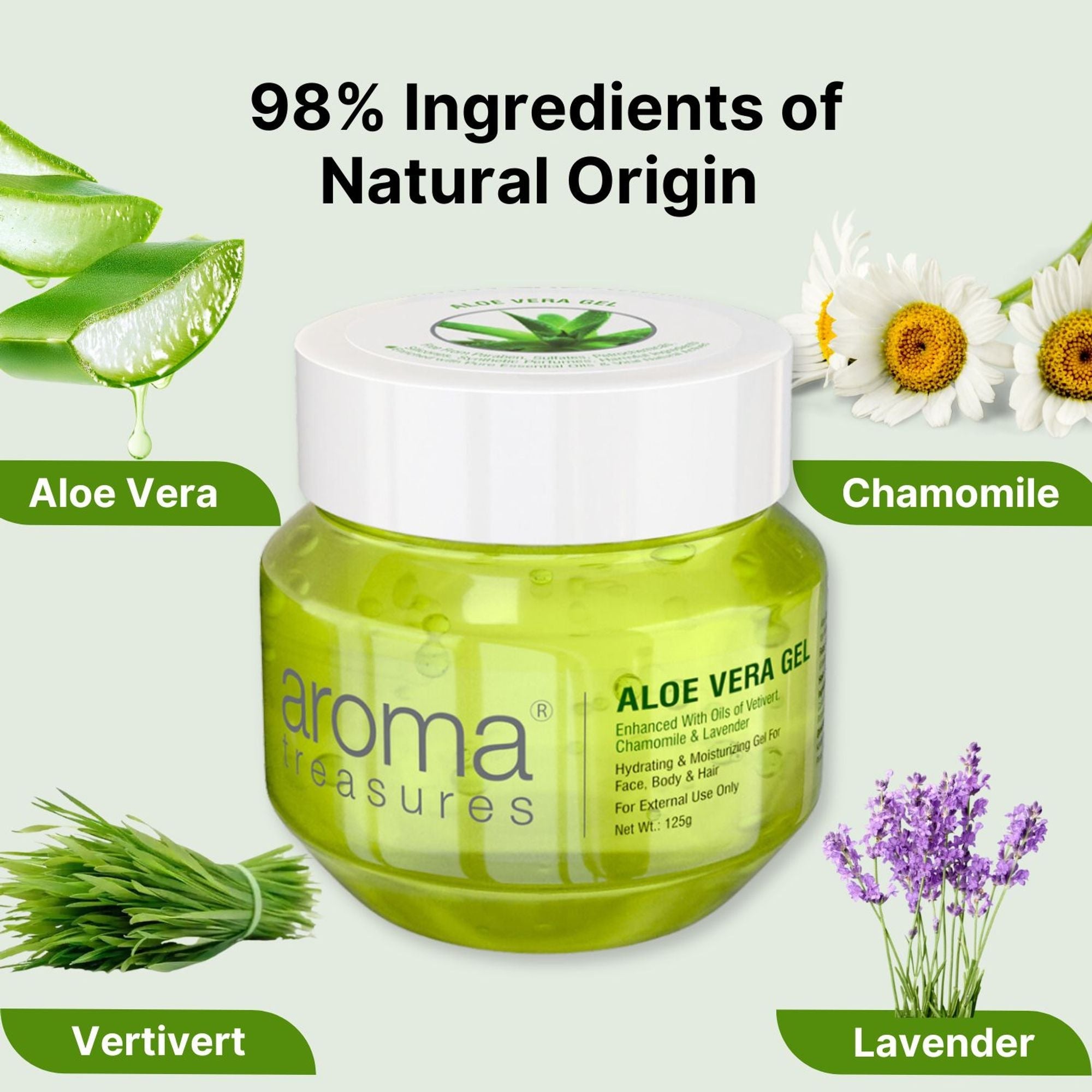 Aroma Treasures Aloe Vera Gel - Distacart