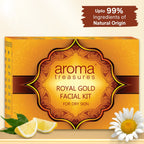 Aroma Treasure Royal Gold Facial Kit For Dry Skin - Single Time - Distacart
