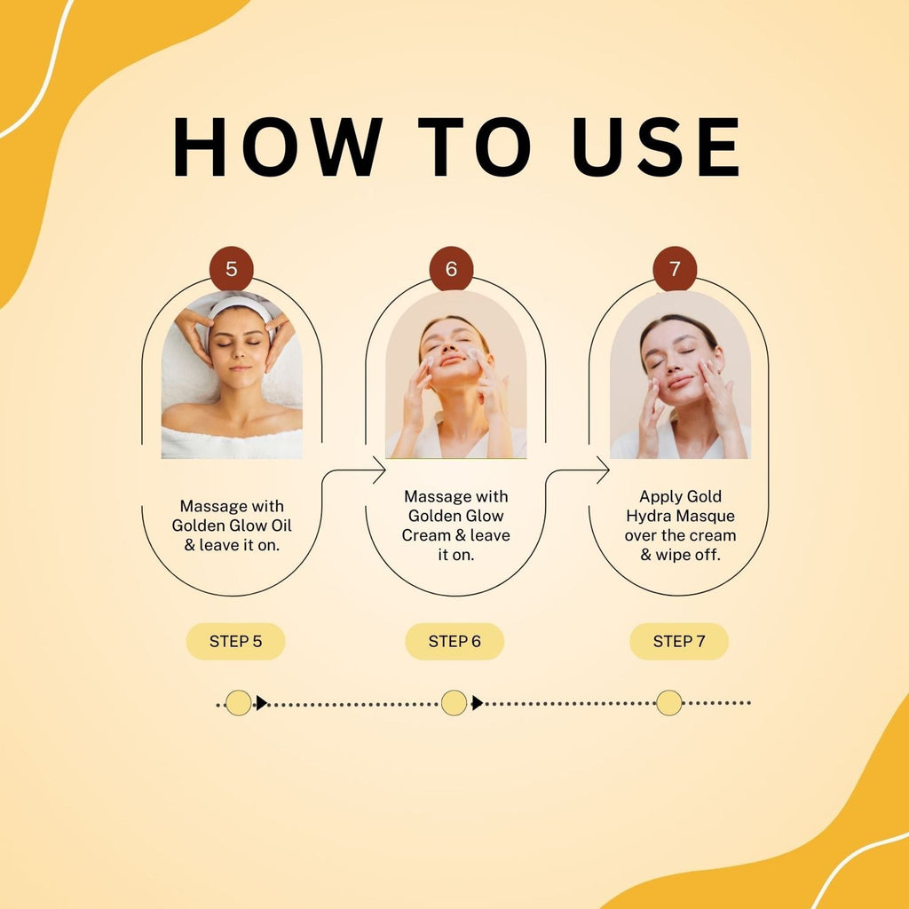 Aroma Treasure Royal Gold Facial Kit For Dry Skin - Single Time - Distacart