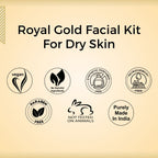 Aroma Treasure Royal Gold Facial Kit For Dry Skin - Single Time - Distacart