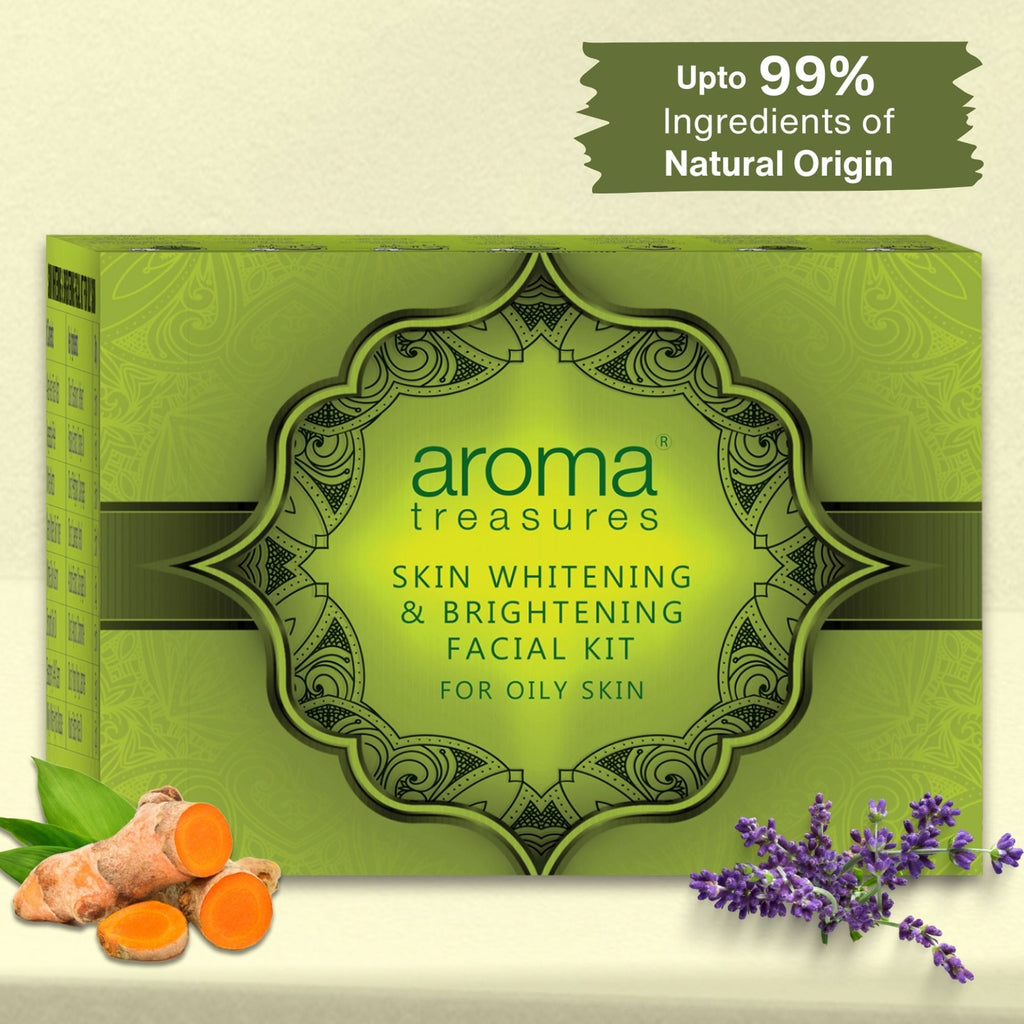 Aroma Treasure Skin Whitening And Brightening Facial Kit For Oily Skin