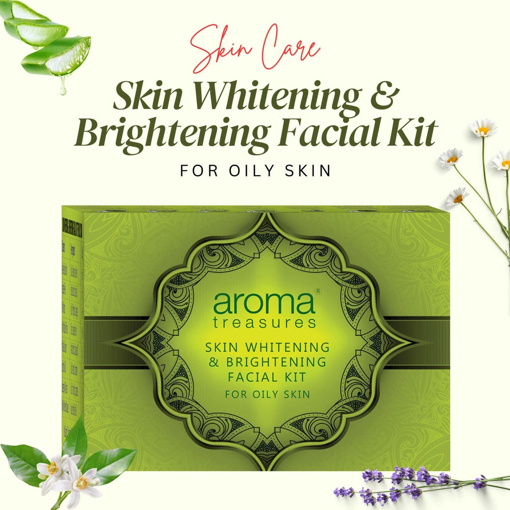 Aroma Treasure Skin Whitening And Brightening Facial Kit For Oily Skin