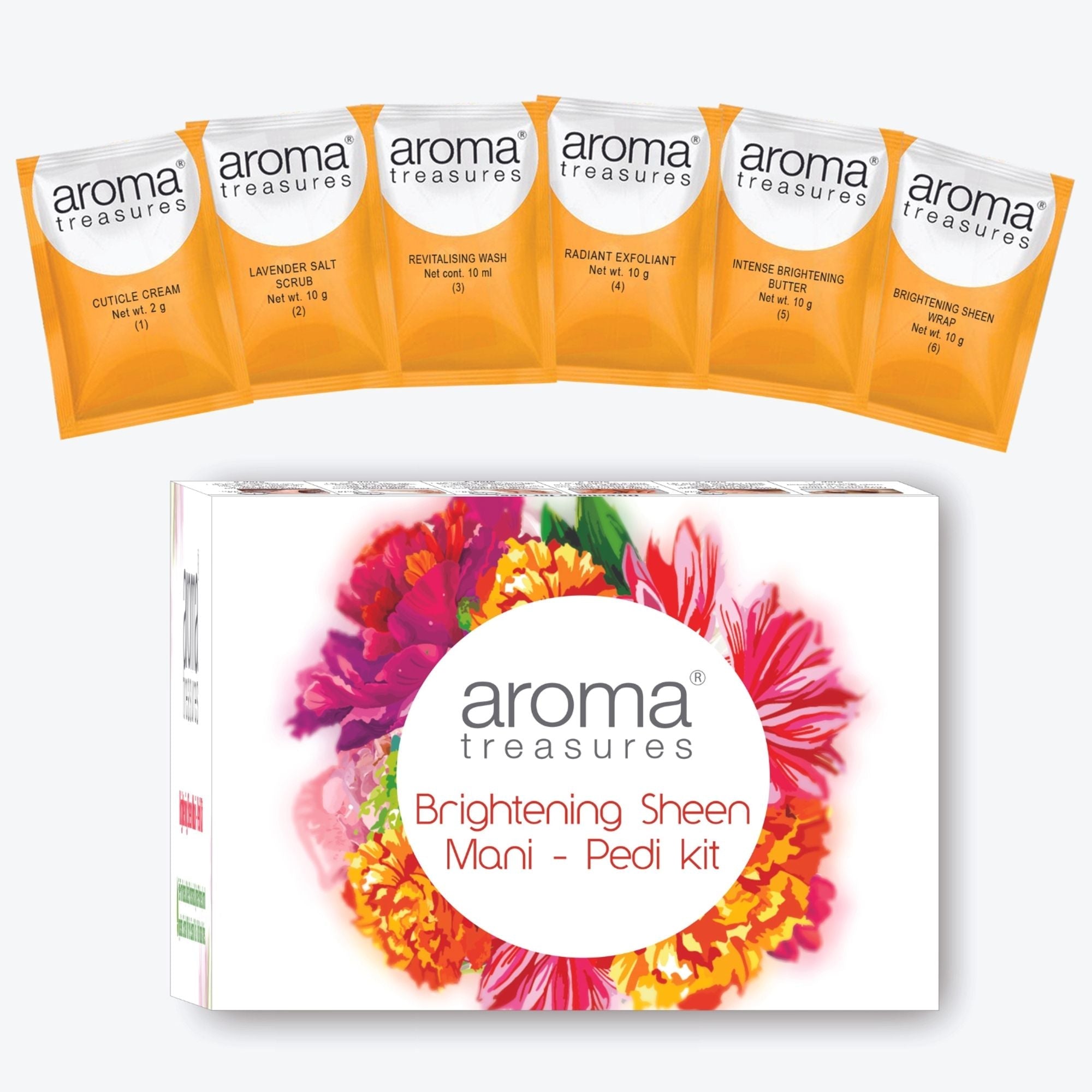 Aroma Treasure Brightening Sheen Mani - Pedi Kit - Single Time