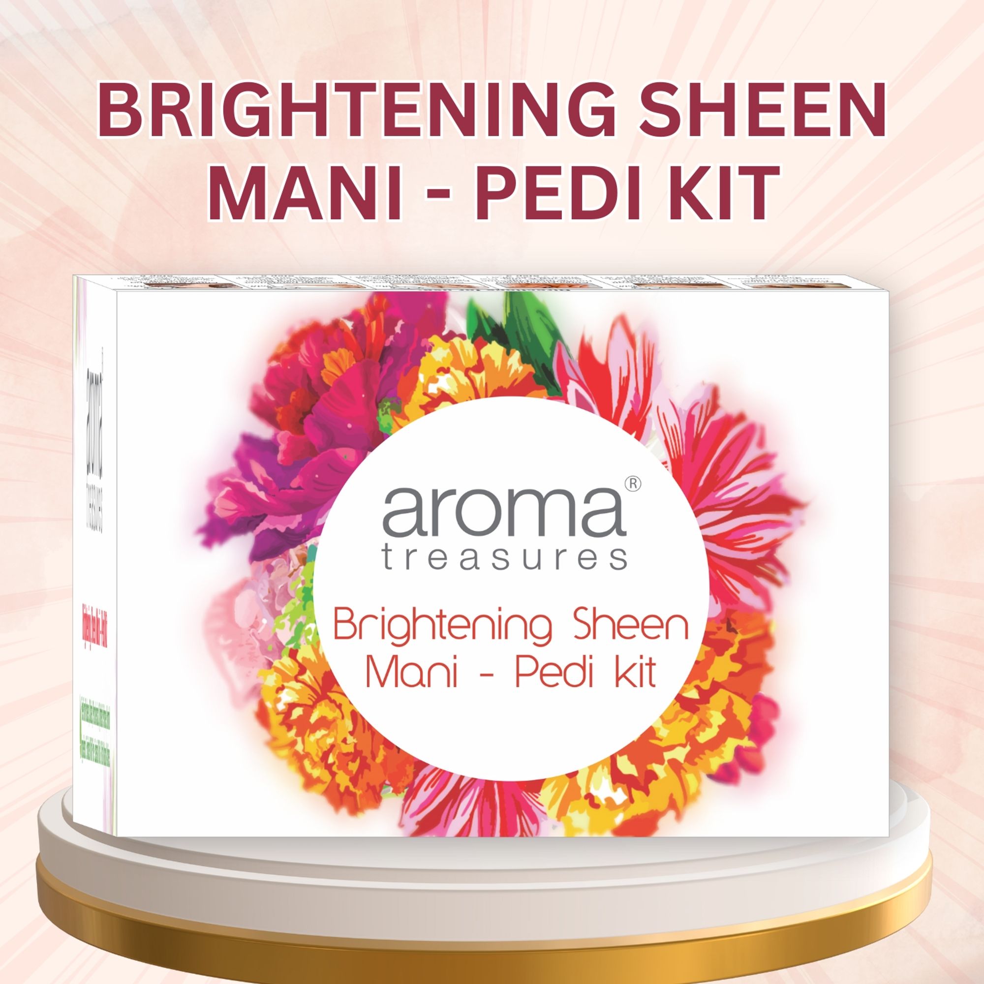 Aroma Treasure Brightening Sheen Mani - Pedi Kit - Single Time
