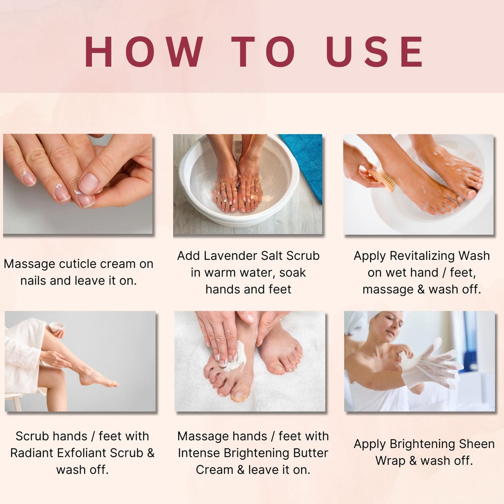 Aroma Treasure Brightening Sheen Mani - Pedi Kit - Single Time
