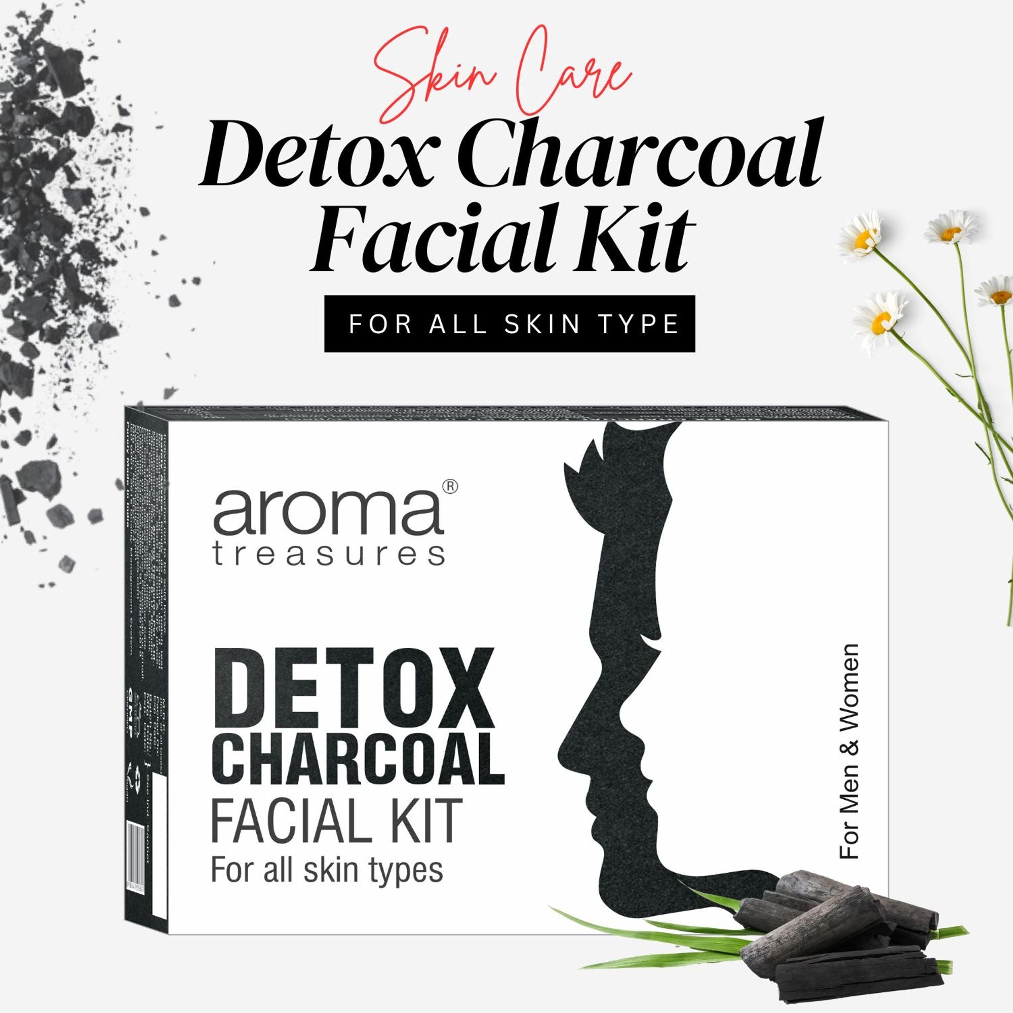 Aroma Treasures Detox Charcoal Facial Kit - Distacart