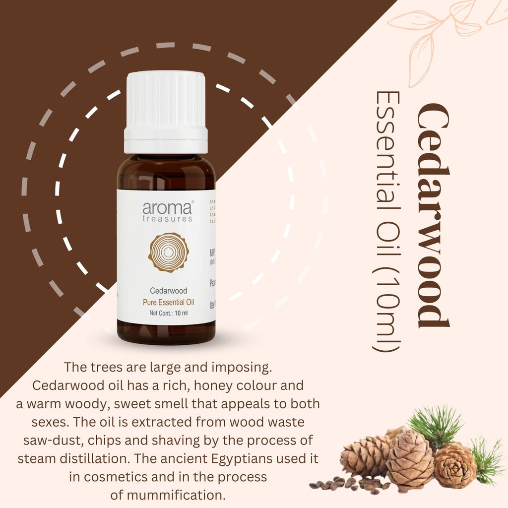 Aroma Treasures Cedarwood Pure Essential Oil - Distacart