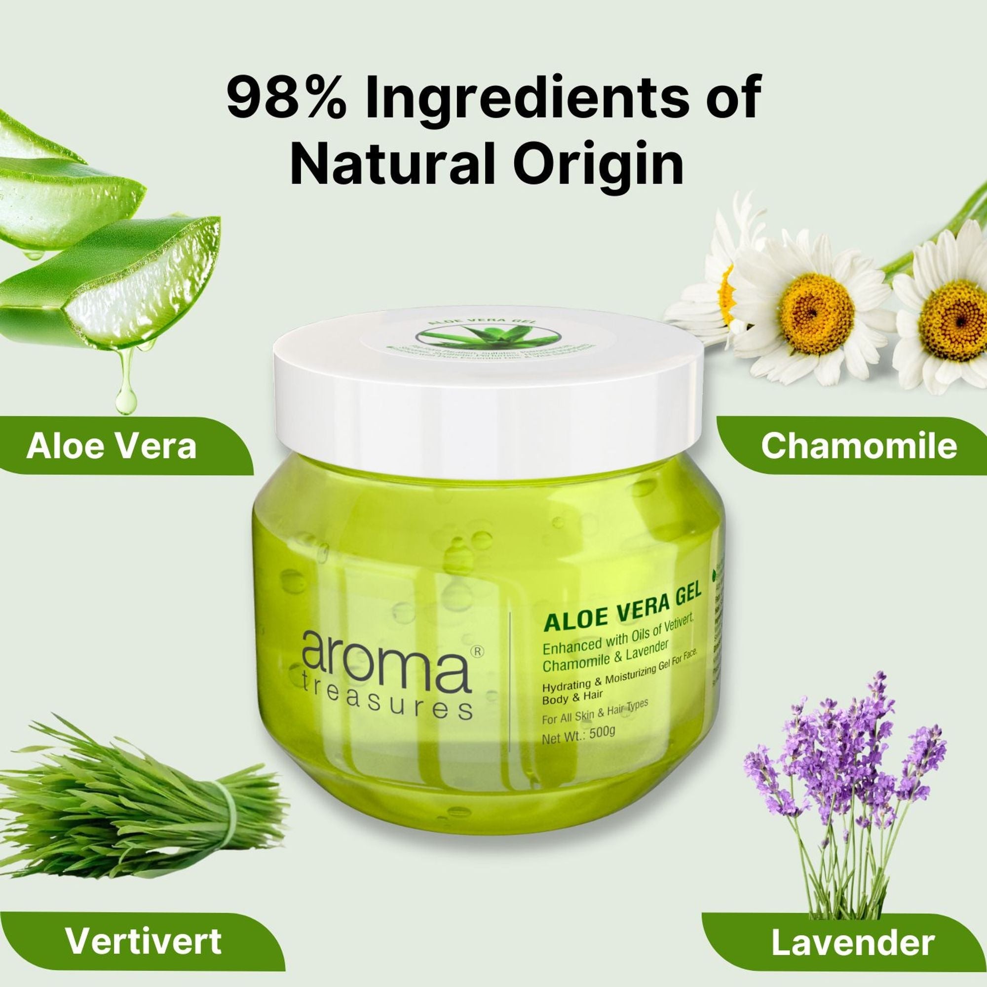 Aroma Treasures Aloe Vera Gel - Distacart
