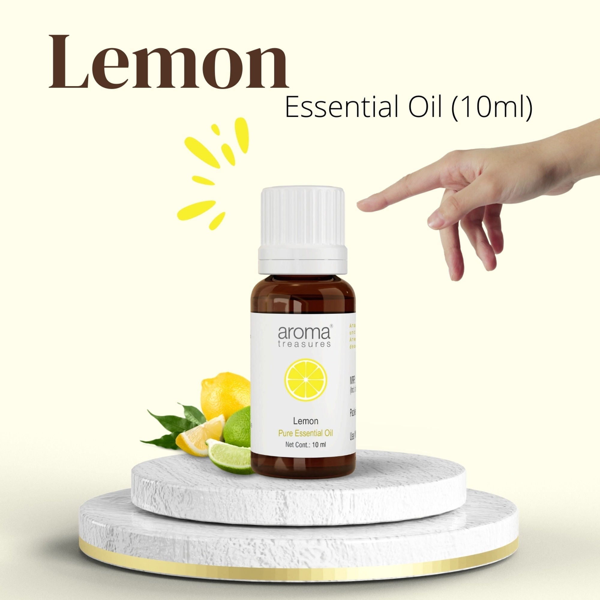 Aroma Treasures Lemon Pure Essential Oil