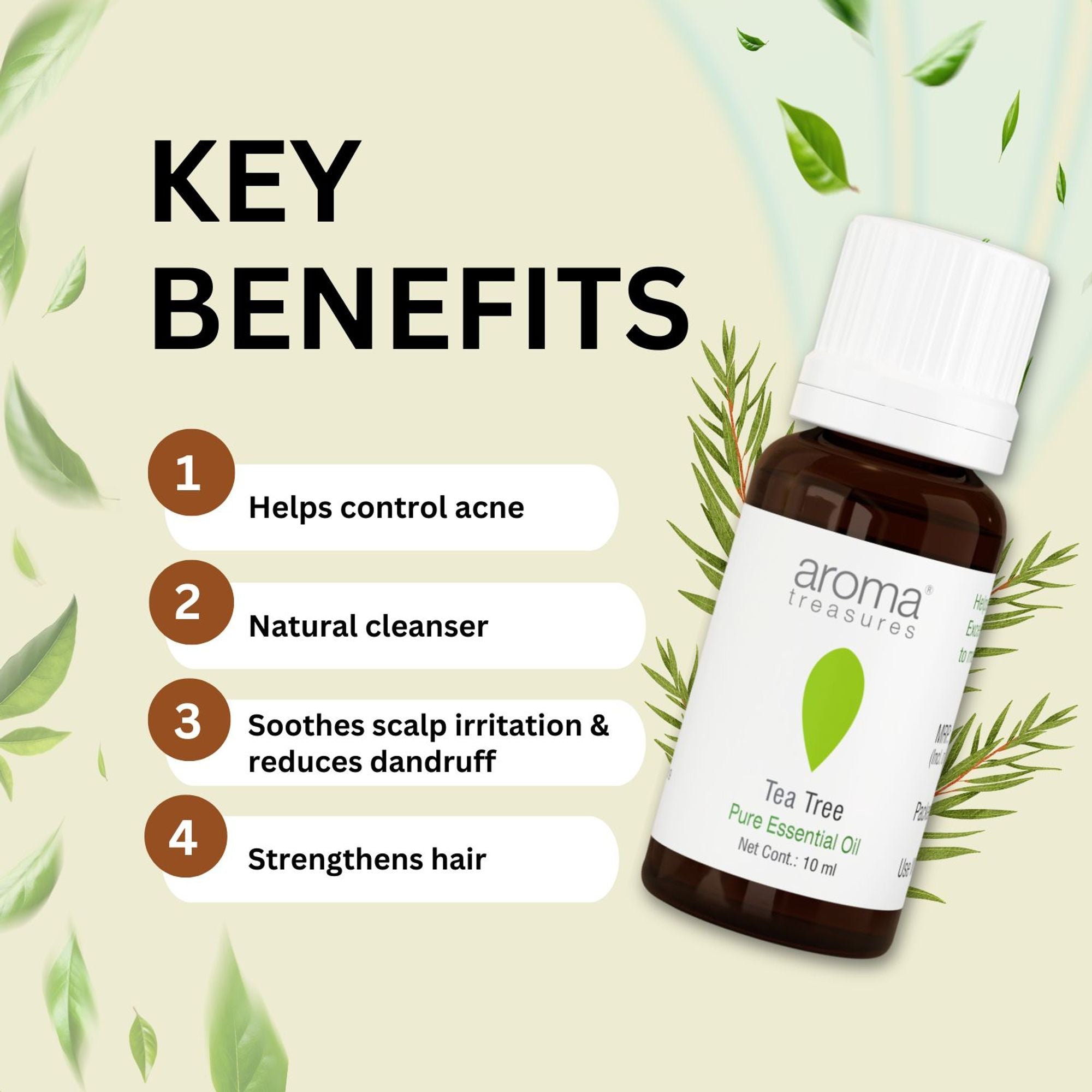 Aroma Treasures Tea Tree Pure Essential Oil