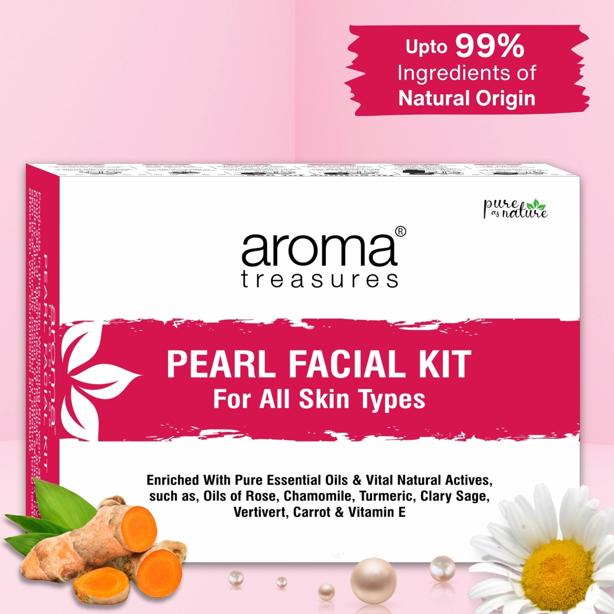 Aroma Treasures Pearl Facial Kit - Distacart