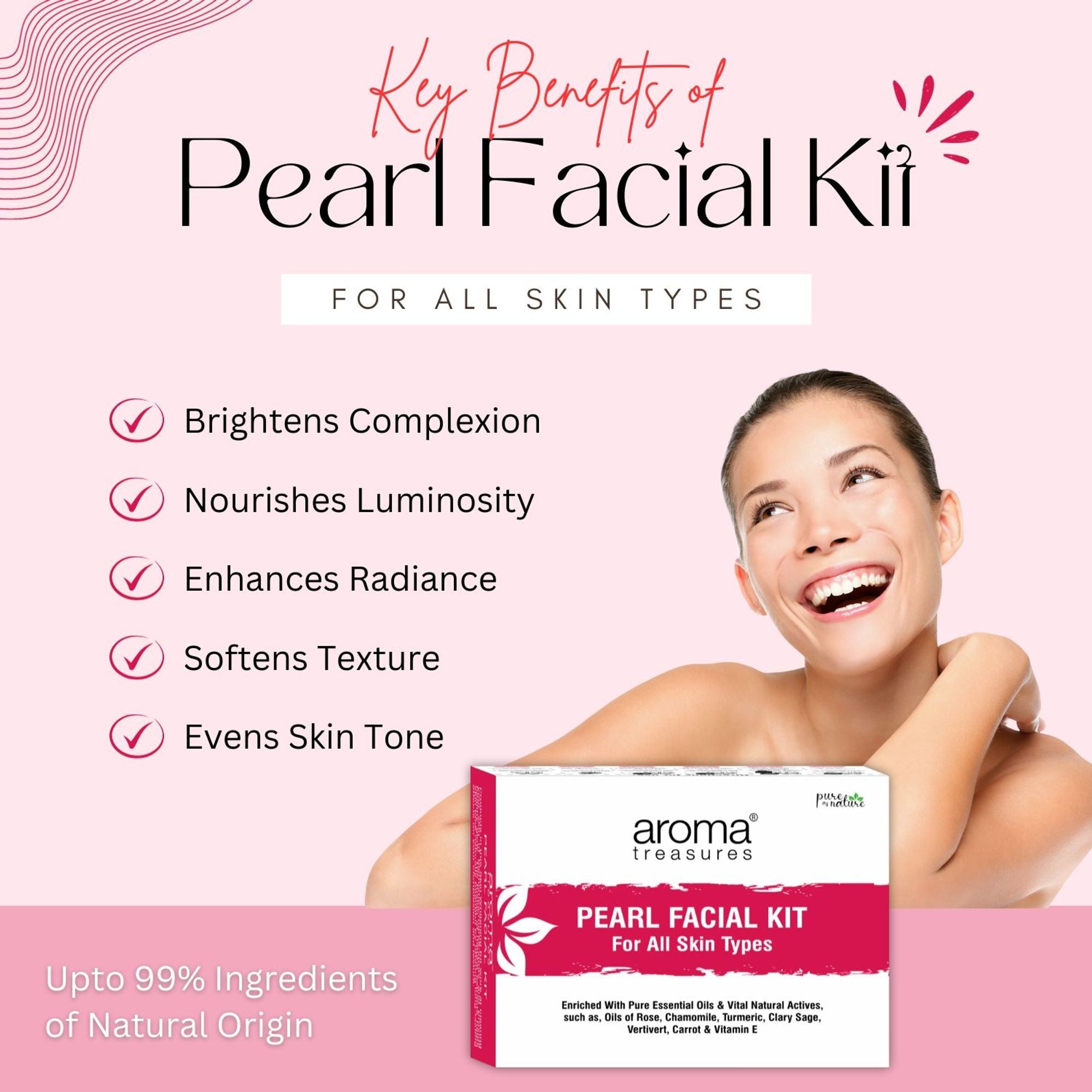 Aroma Treasures Pearl Facial Kit - Distacart