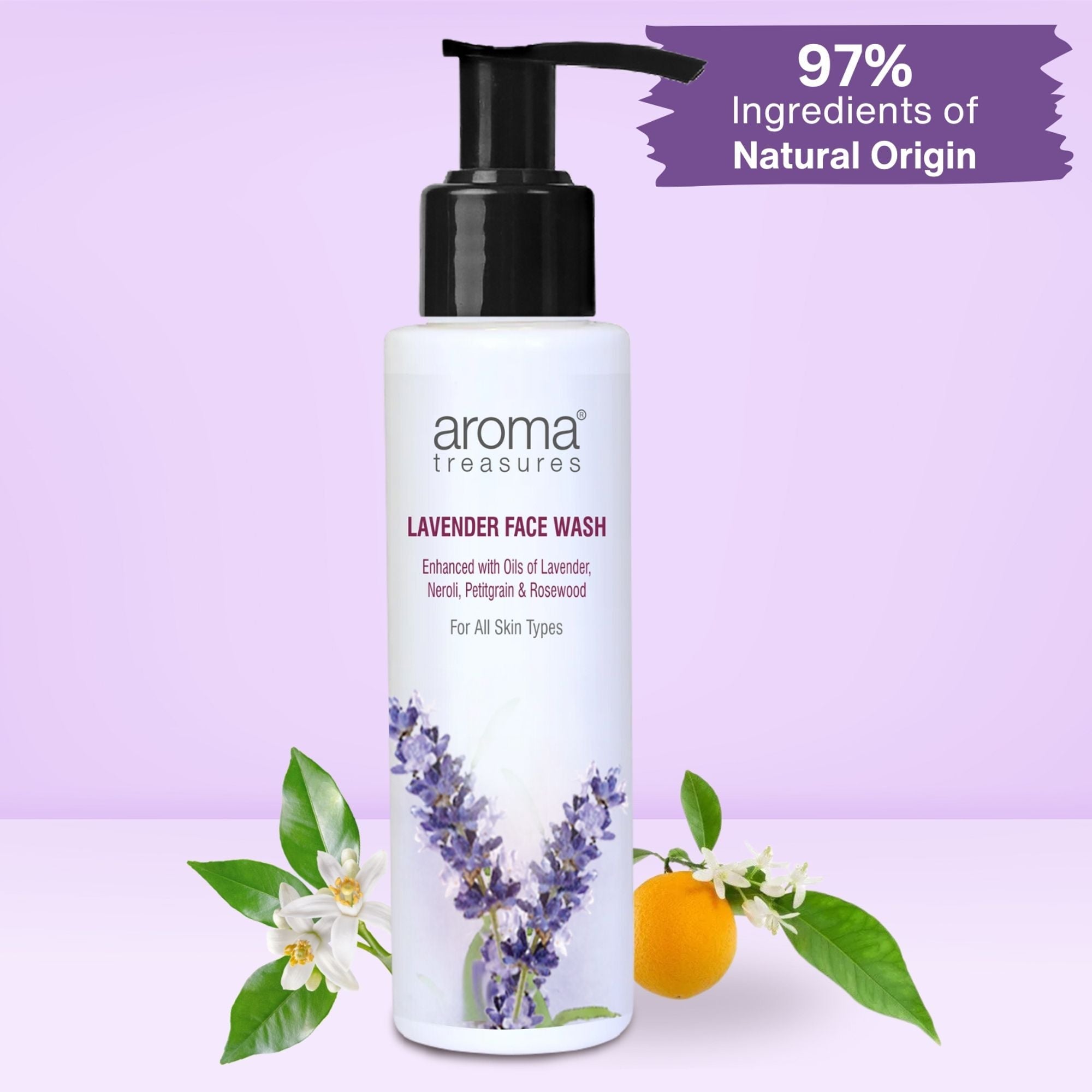 Aroma Treasures Lavender Face Wash - Distacart