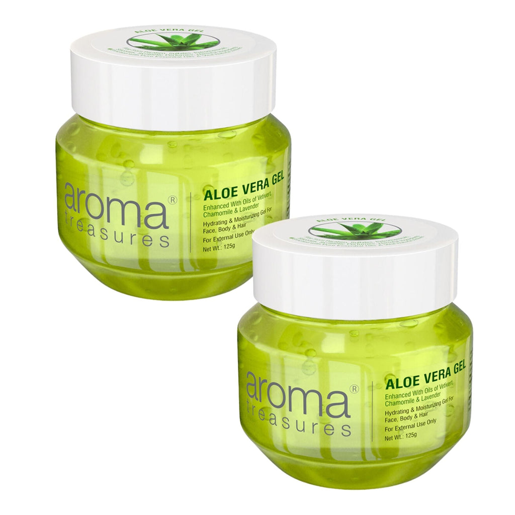 Aroma Treasures Aloe Vera Gel Pack Of 2 (Each 125gm)