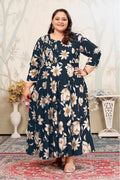 Monjolika Fashion Dark Teal Ceremonial Rayon Designer Kurti - Distacart