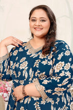 Monjolika Fashion Morpeach Ceremonial Rayon Designer Kurti - Distacart