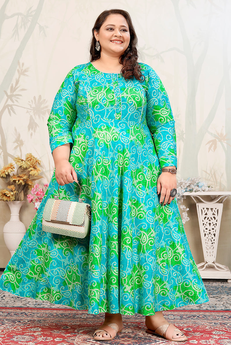 Monjolika Fashion Aqua Blue Ceremonial Rayon Designer Kurti - Distacart