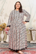 Monjolika Fashion Beige Ceremonial Rayon Designer Kurti - Distacart