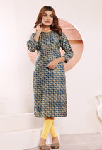 Monjolika Fashion Viscose Morpeach Buttons Party Wear Kurti For Party - Distacart