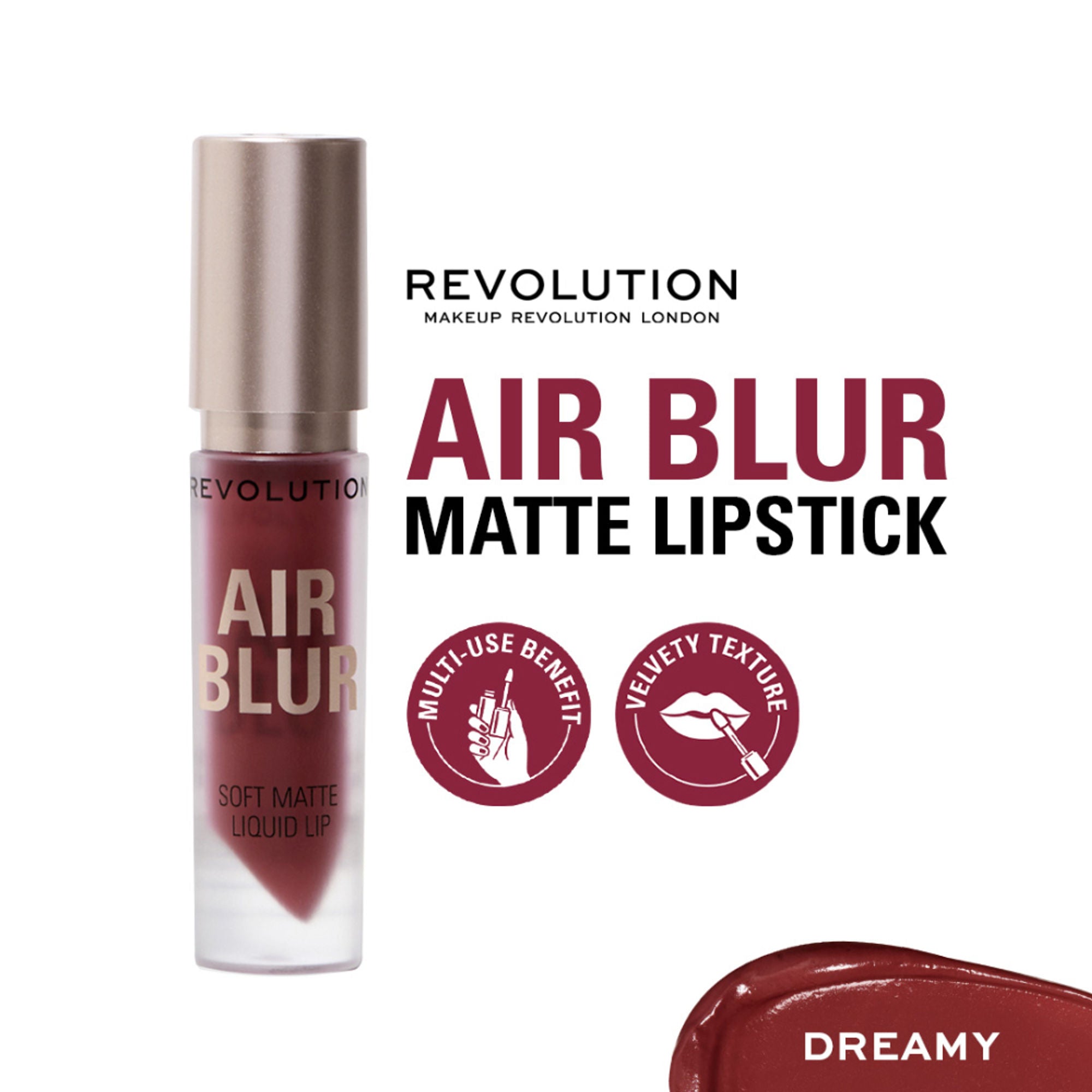 Makeup Revolution Air Blur Matte Liquid Lipstick - Dreamy