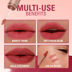 Makeup Revolution Air Blur Matte Liquid Lipstick - Rosewood - Distacart