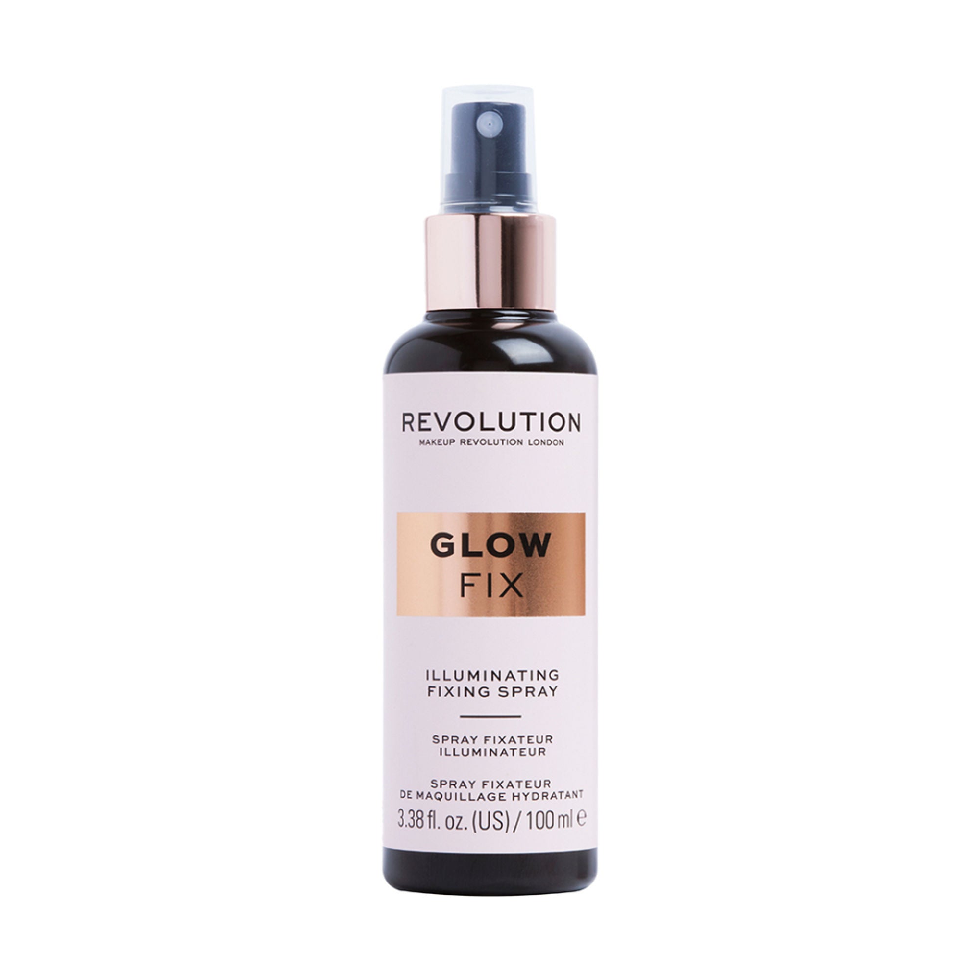 Makeup Revolution Glow fix Illuminating Fixing Spray - Distacart
