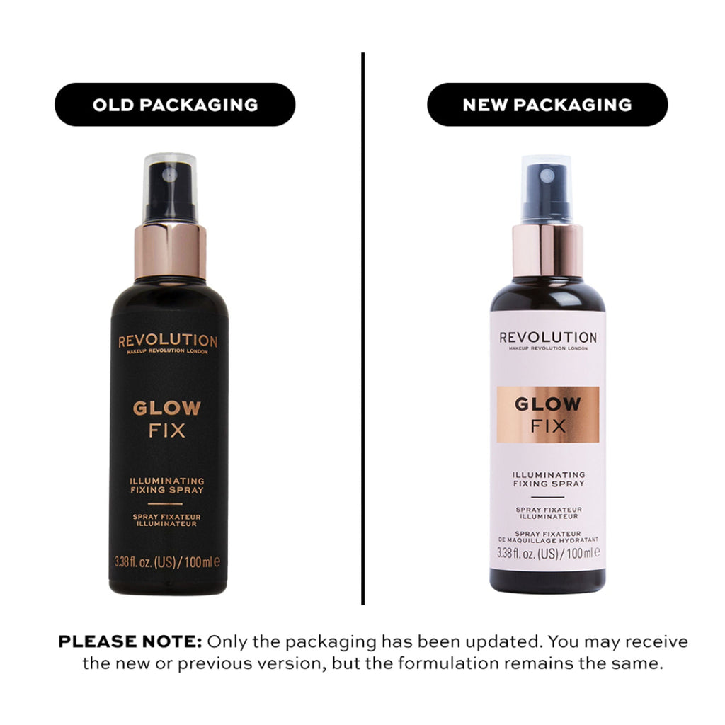 Makeup Revolution Glow fix Illuminating Fixing Spray - Distacart