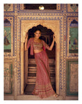 Anaita Magenta Georgette Stitched 3 Piece Set With Embroidery Zarkan Work - Distacart