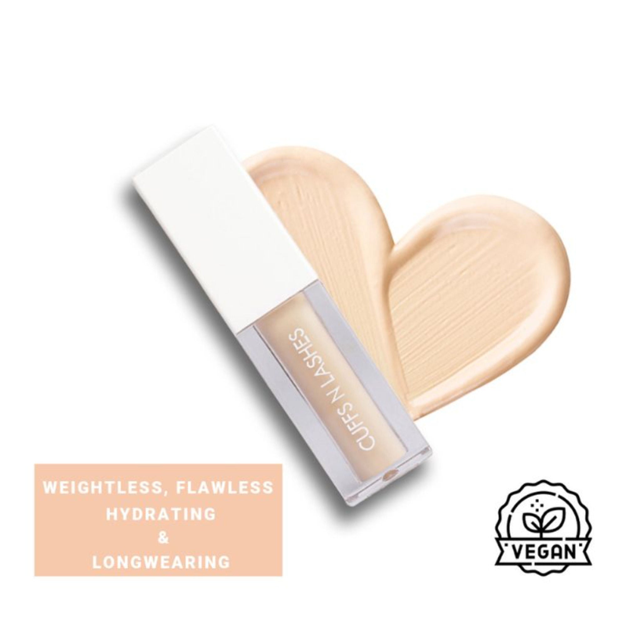 CUFFS N LASHES Cover It All Liquid Concealer - 02 Banana