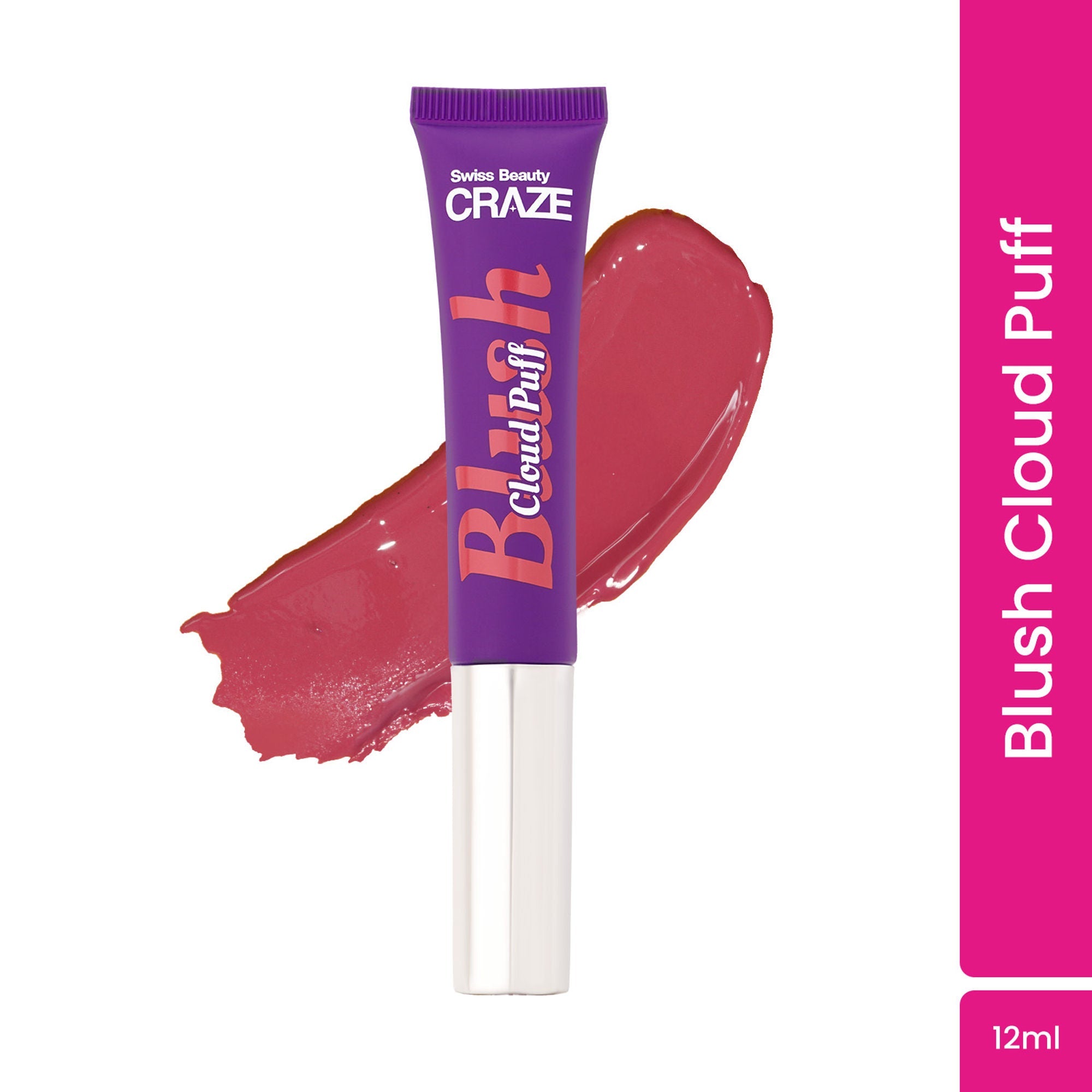 Swiss Beauty Craze Cloud Puff Blush - 1 Cloud Pink