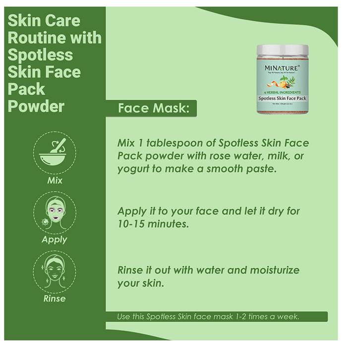 Minature Spotless Skin Face Pack