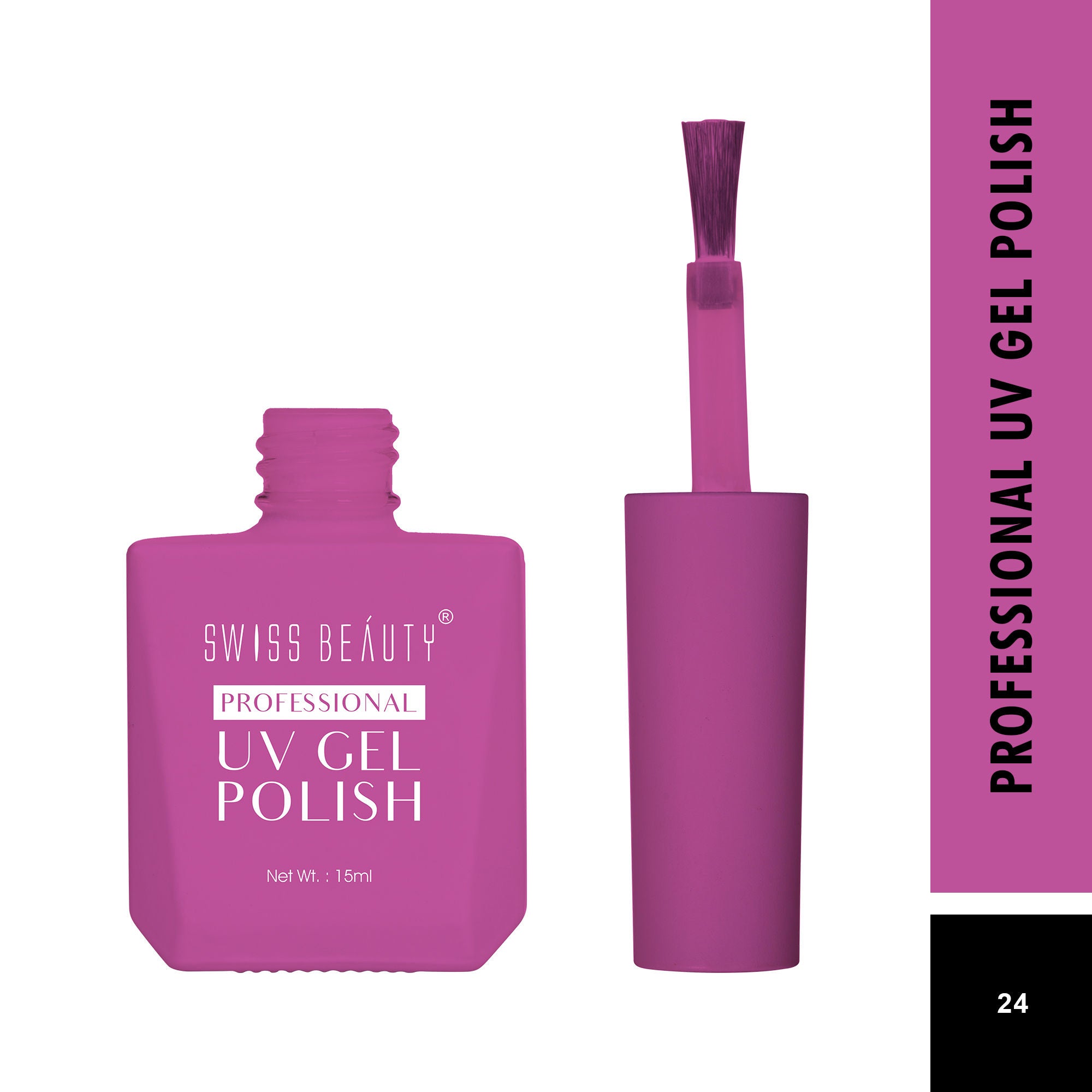 Swiss Beauty Professional UV Gel Nail Polish - Shade-24 - Distacart