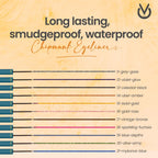 CHIPMUNK Strike Out Metallic Liquid Eyeliner - 21 Mykonos Blue