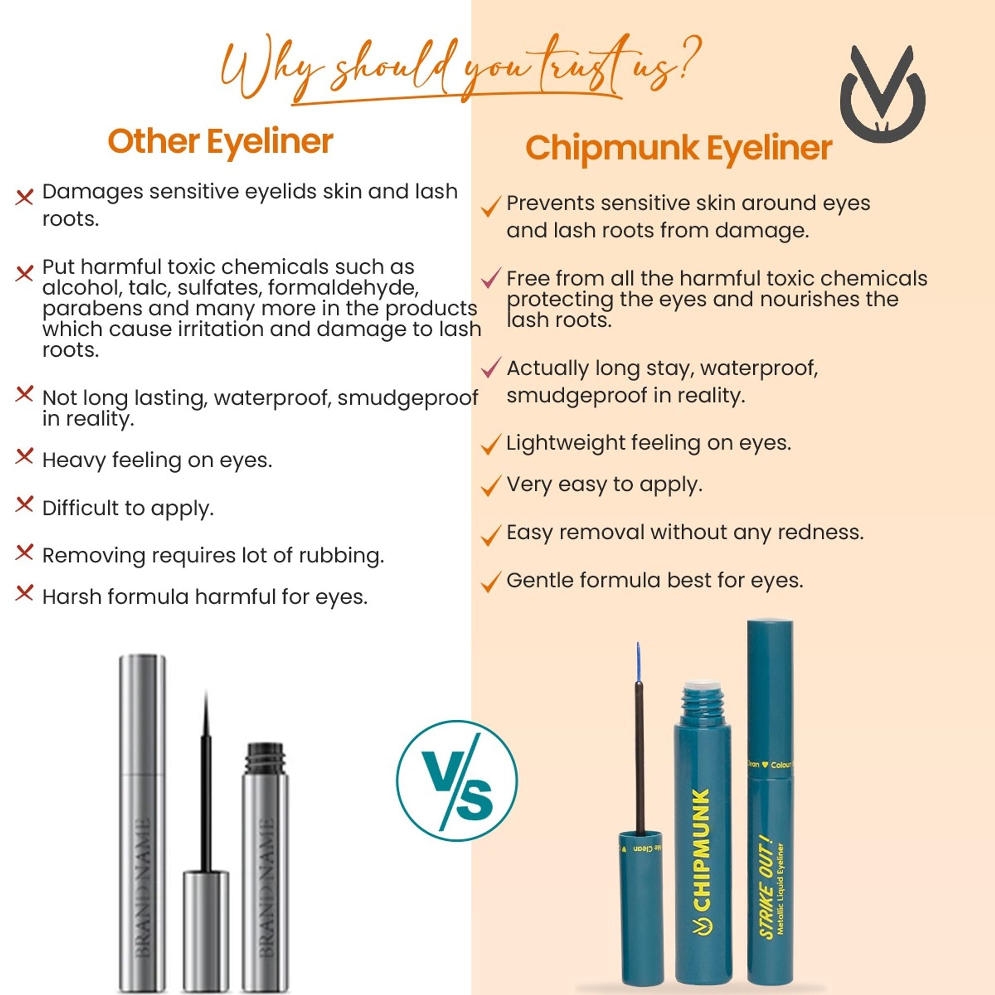 CHIPMUNK Strike Out Metallic Liquid Eyeliner - 21 Mykonos Blue